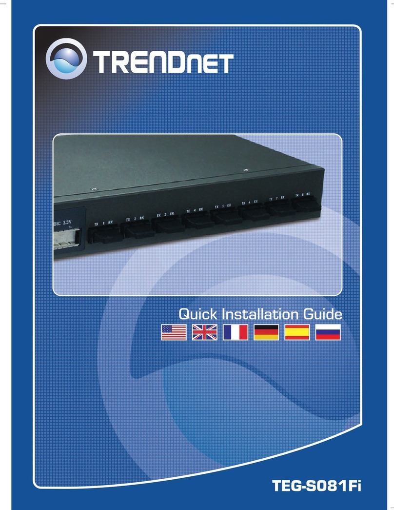TRENDnet TEG-S081Fi User manual TRENDnet TEG-S081Fi User manual