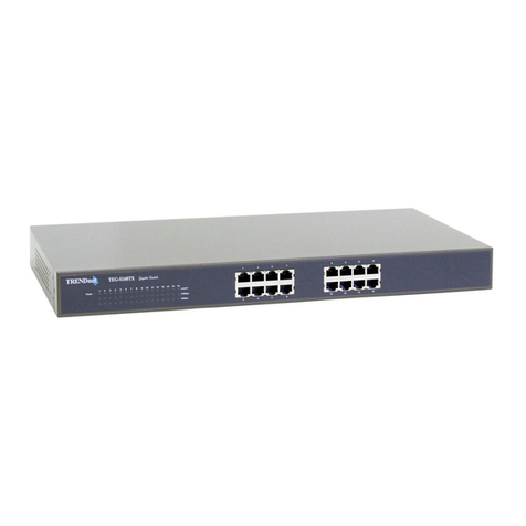 TRENDnet TEG-S160TX - Gigabit Switch With 31 Gbps Switching... User manual