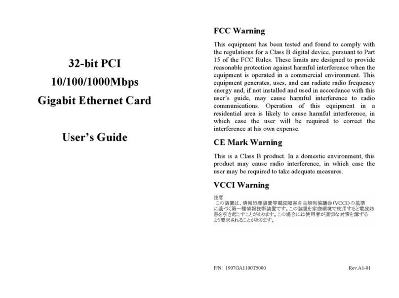 TRENDnet TEG-PCITXM user guide