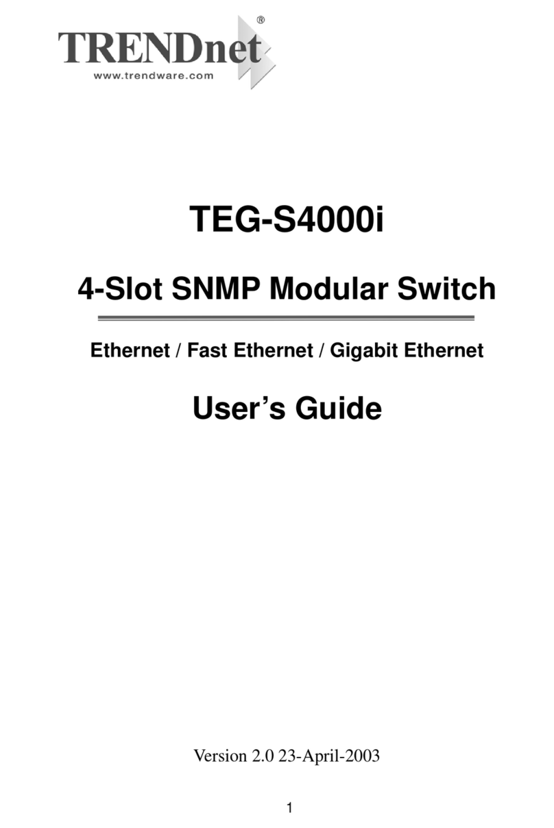 TRENDnet TEG-S4000i User manual TRENDnet TEG-S4000i User manual