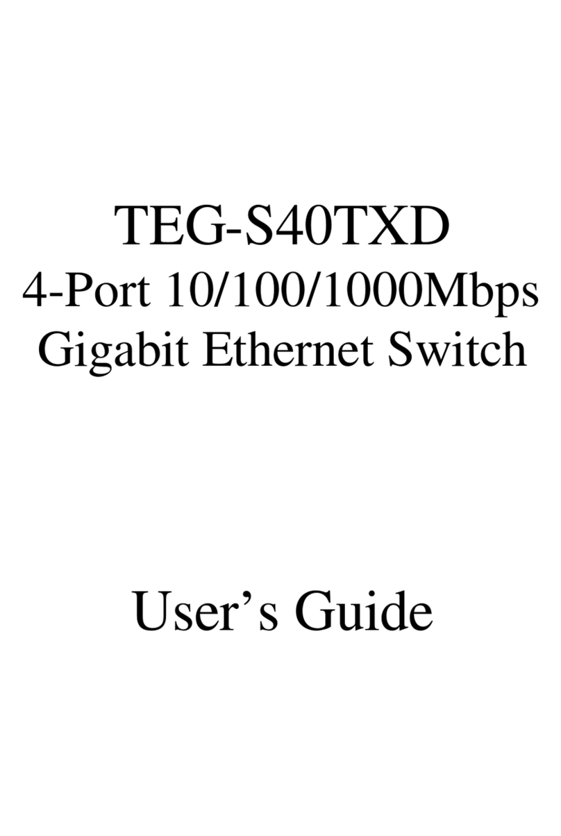 TRENDnet TEG-S40TXD User manual TRENDnet TEG-S40TXD User manual