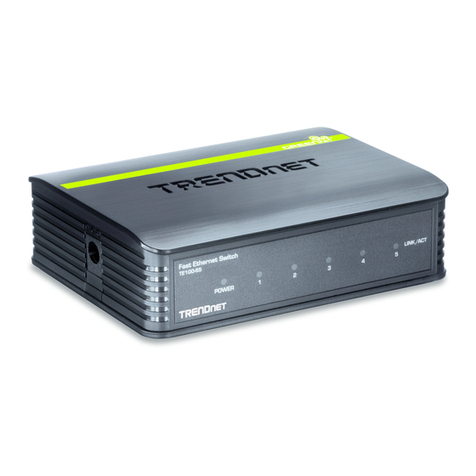 TRENDnet TE100-S5 Quick installation guide