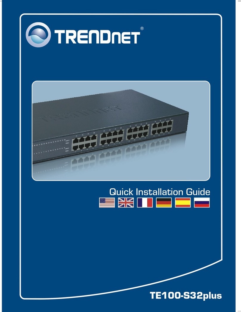 TRENDnet TE100-S32plus User manual