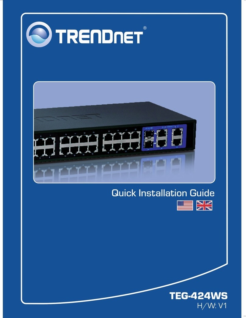 TRENDnet TEG-424WS Quick installation guide
