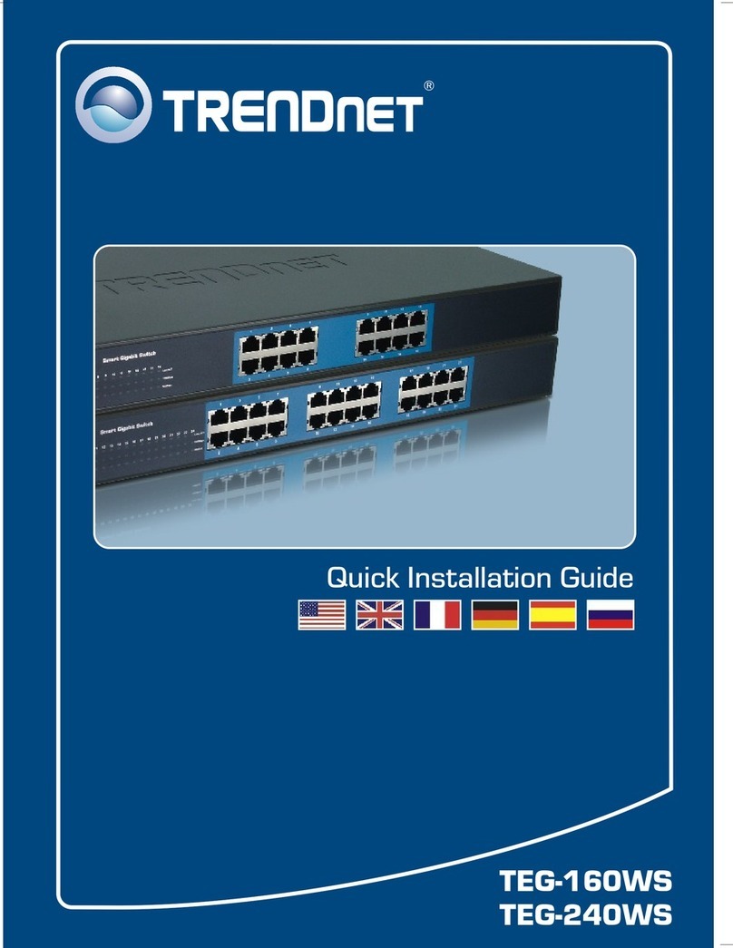 TRENDnet TEG-160WS User manual