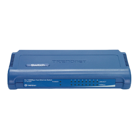 TRENDnet TE100S8P - Fast Ethernet Switch User manual