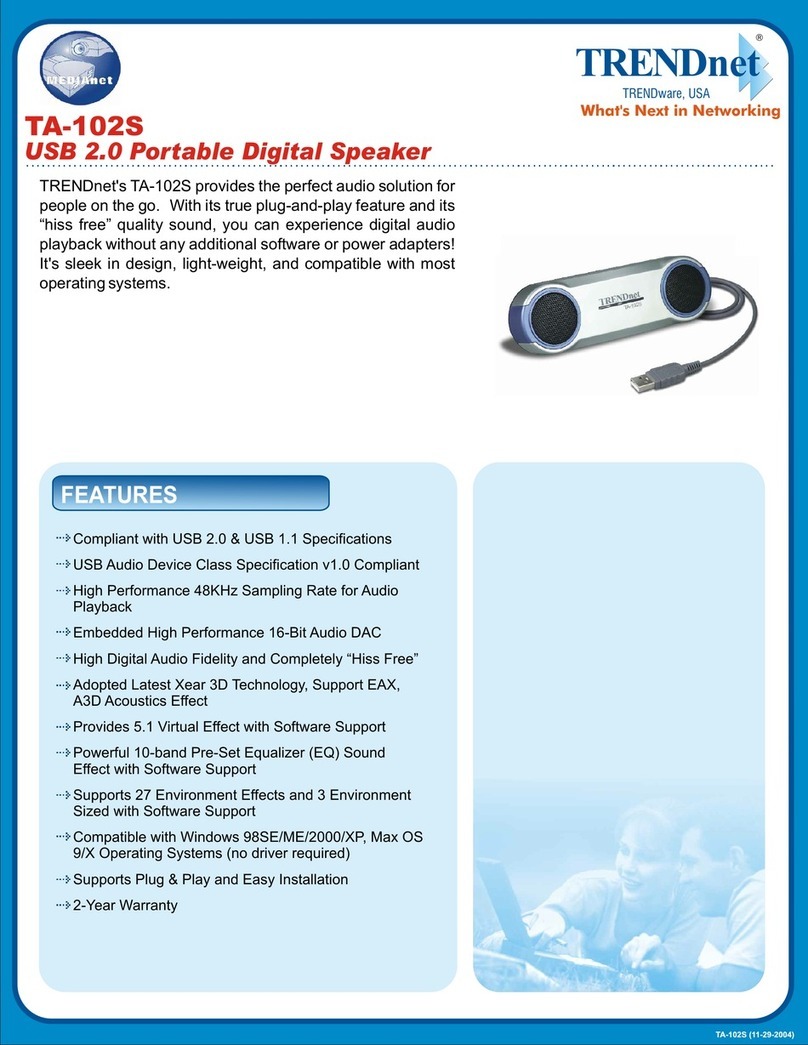 TRENDnet TA-102S Specifications