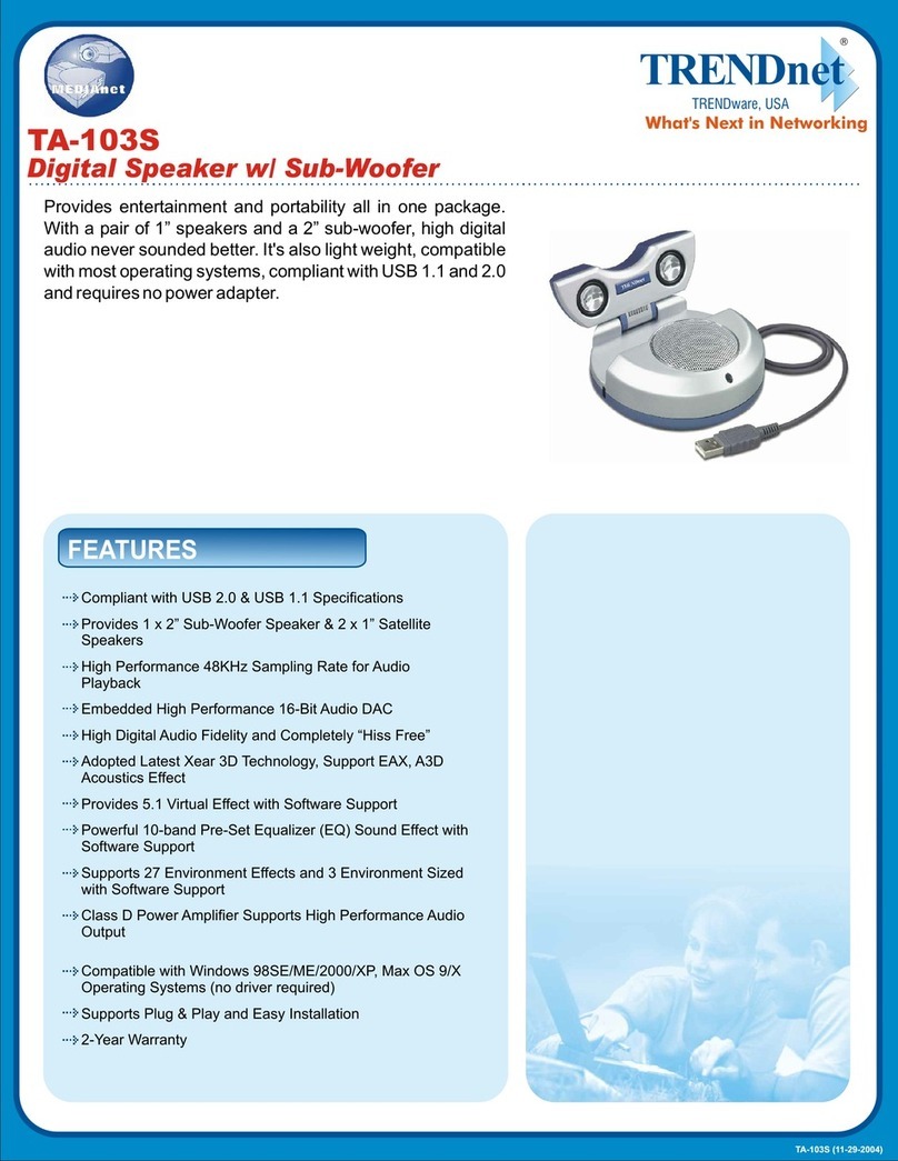 TRENDnet TA-103S Specifications