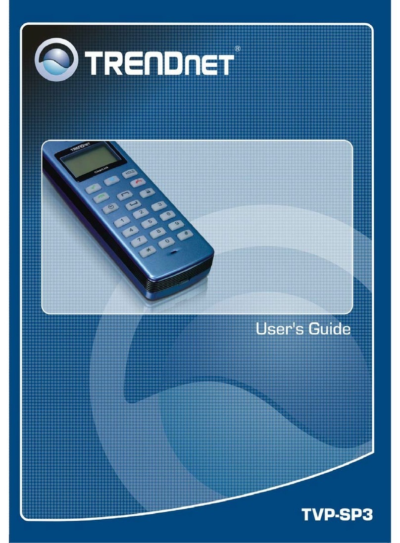 TRENDnet TVP-SP3 - ClearLink USB VoIP Phone user guide