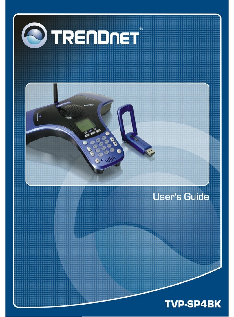 TRENDnet TVP-SP4BK - ClearSky Bluetooth VoIP Conference... user guide