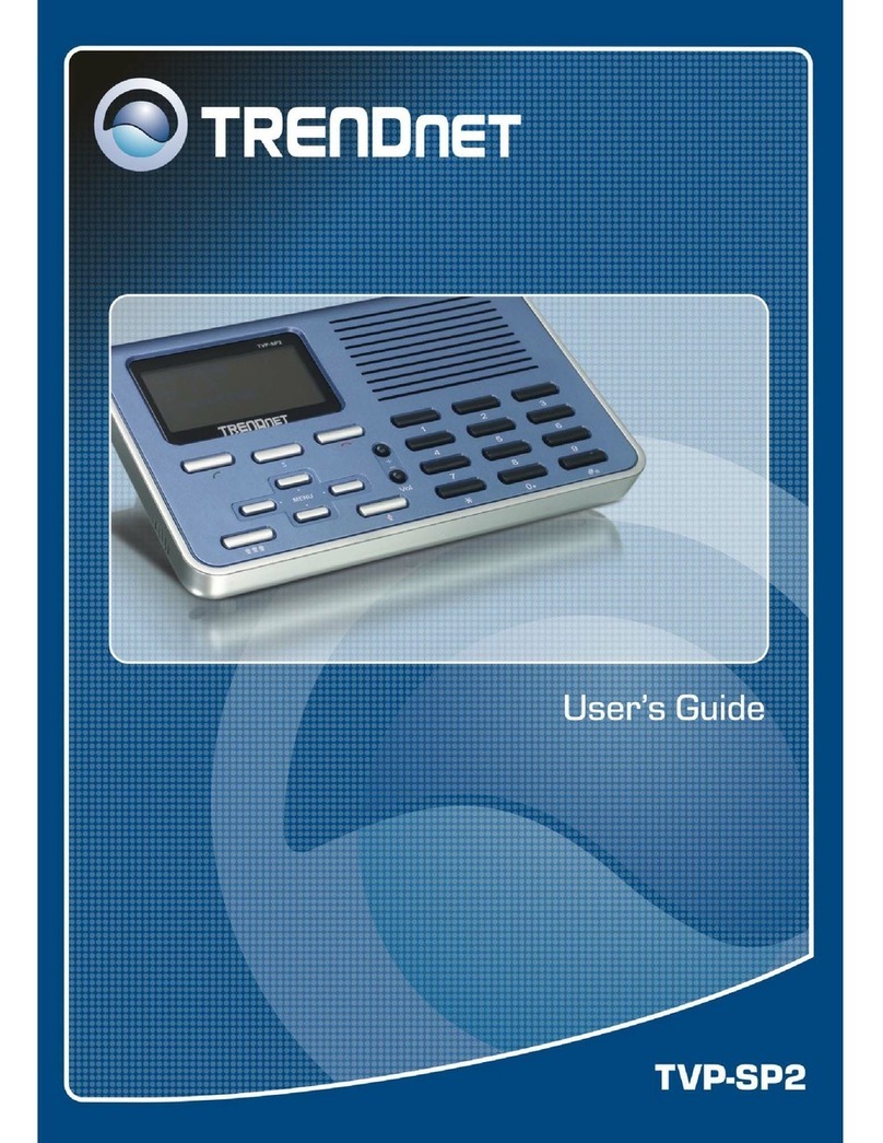 TRENDnet TVP-SP2 - VoIP USB Speakerphone Phone user guide