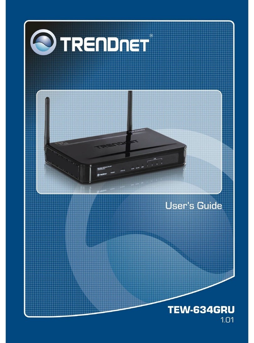 TRENDnet TEW-634GRU User manual TRENDnet TEW-634GRU User manual