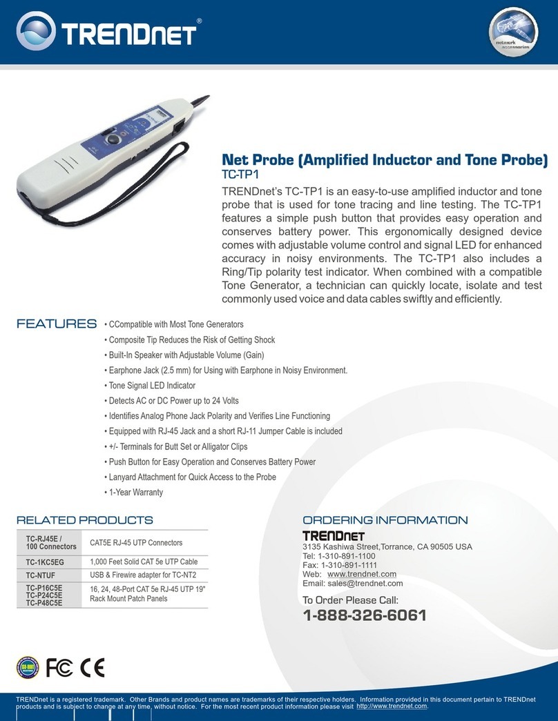TRENDnet TC-TP1 Product information