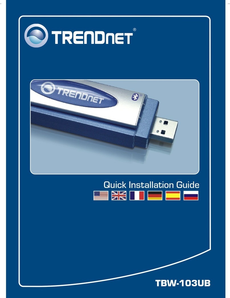 TRENDnet TBW-103UB User manual
