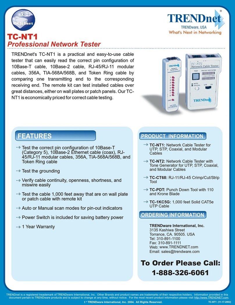 TRENDnet TC-NT1 User manual