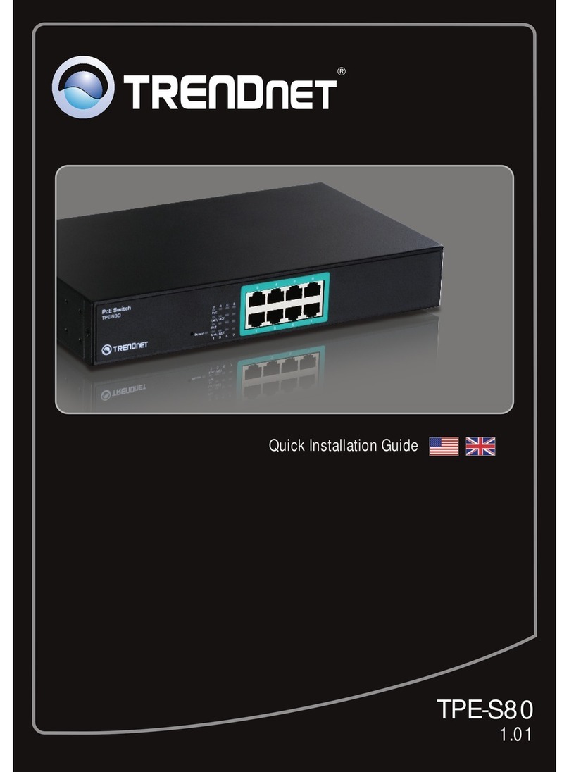 TRENDnet TPE-S80 User manual