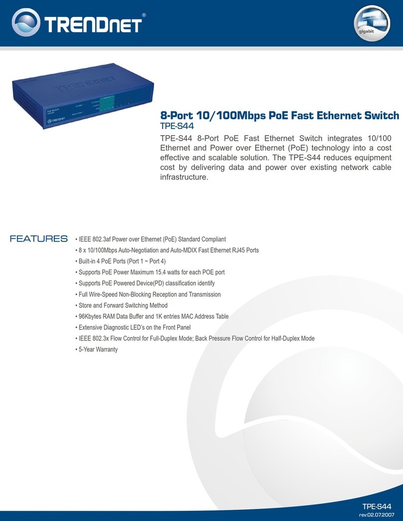 TRENDnet TPE-S44 - Switch User manual