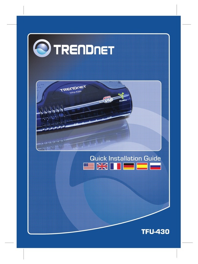TRENDnet TFU-430 Quick installation guide TRENDnet TFU-430 Quick installation guide