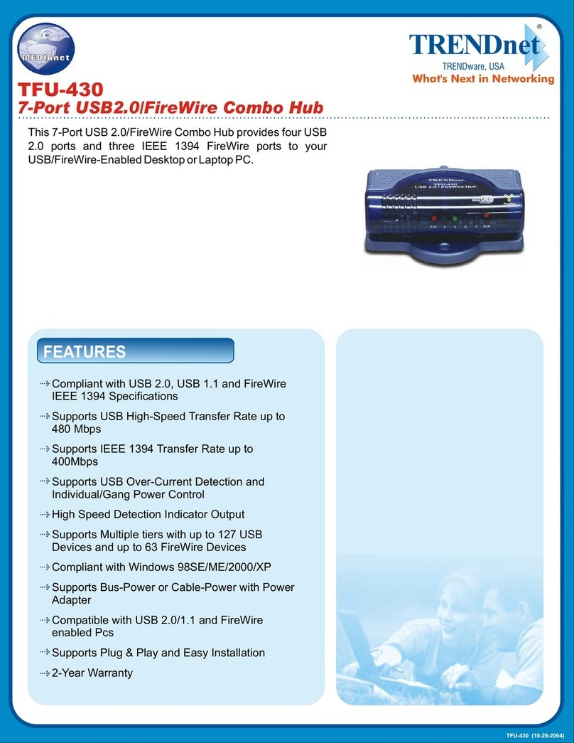 TRENDnet TFU-430 Specifications