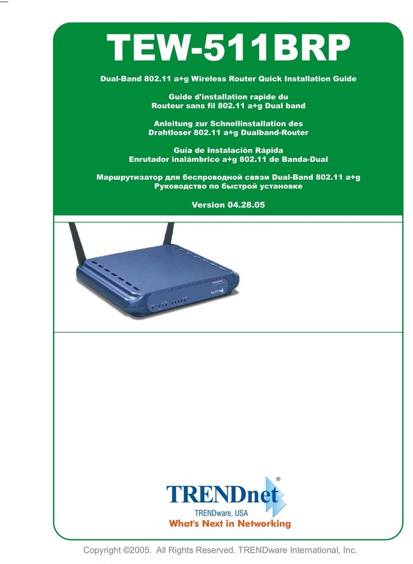 TRENDnet TEW-511BRP Quick installation guide