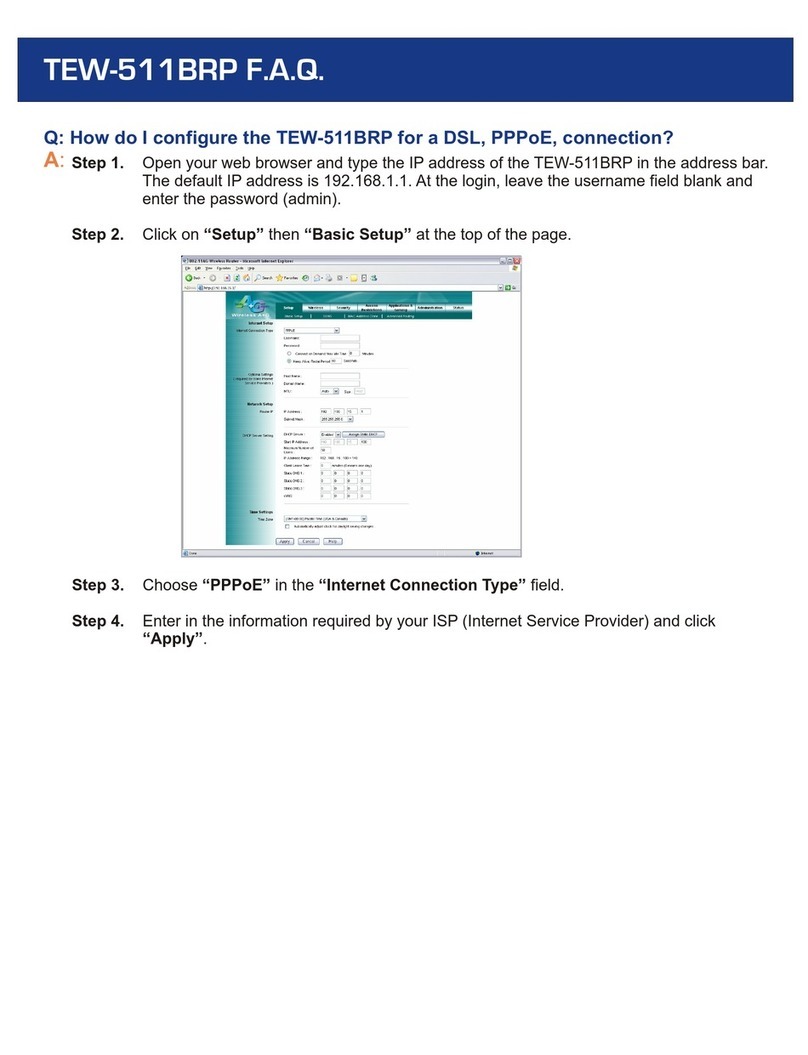 TRENDnet TEW-511BRP Instruction Manual TRENDnet TEW-511BRP Instruction Manual