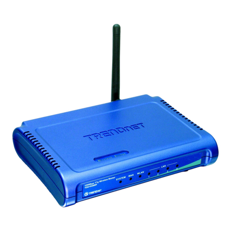 TRENDnet TEW-452BRP - 108Mbps Wireless Super G Broadband... User manual