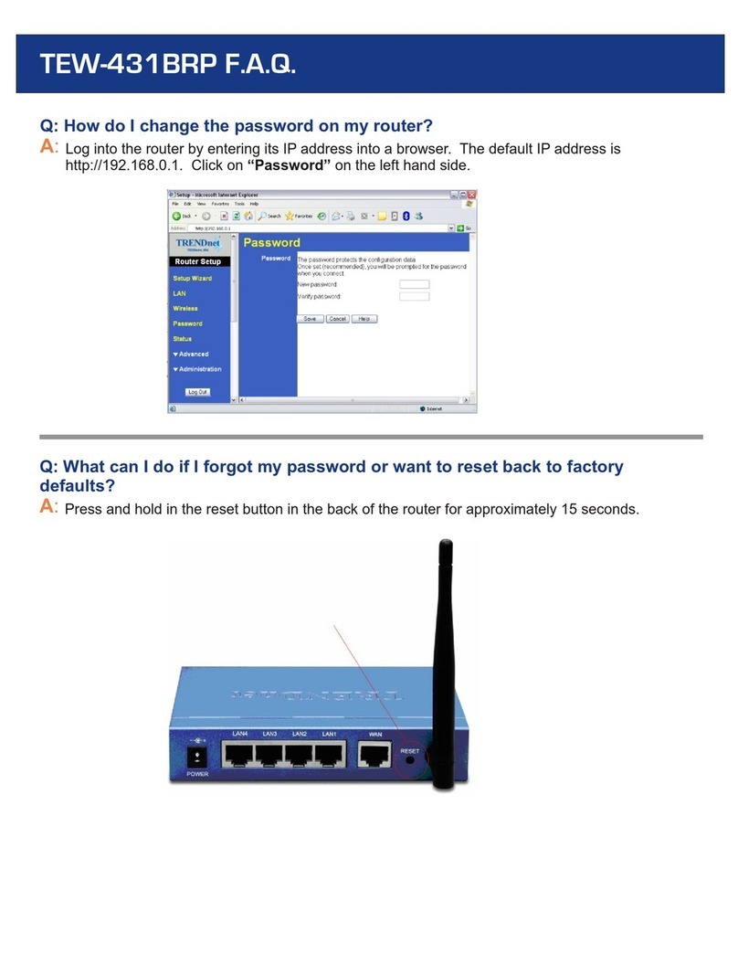 TRENDnet TEW-431BRP Instruction Manual
