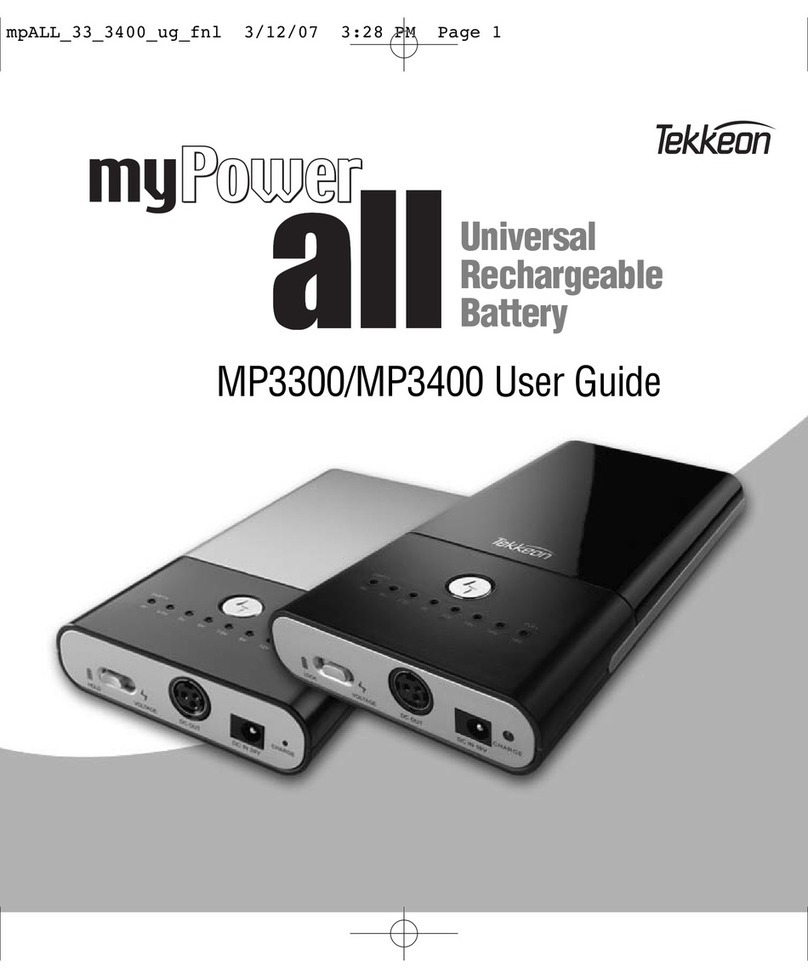 Tekkeon myPower all MP3300 User manual