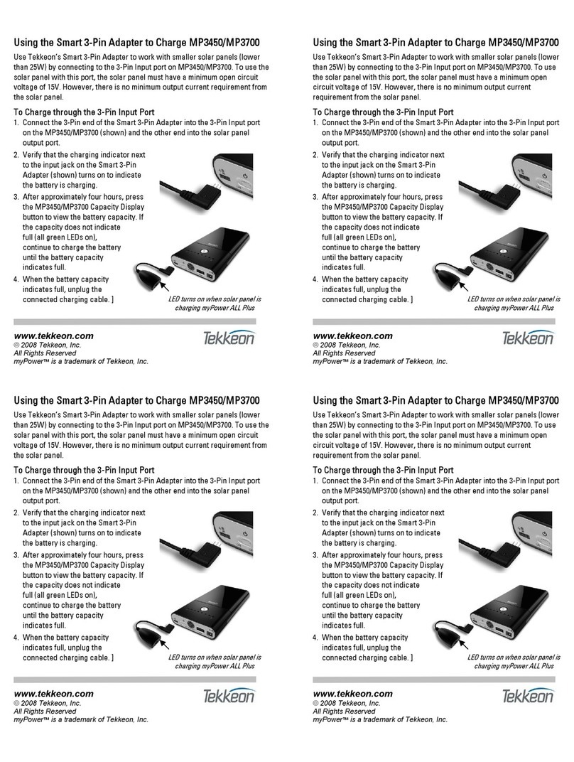 Tekkeon MP3450 user guide
