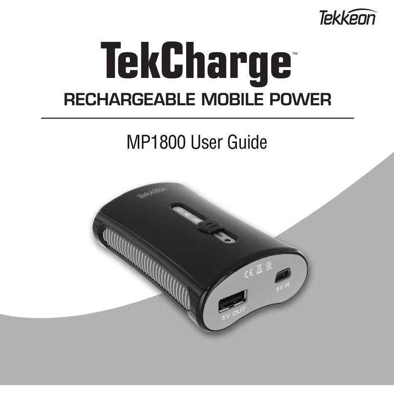 Tekkeon TekCharge MP1800 User manual