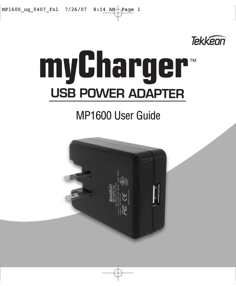 Tekkeon myCharger MP1600 user guide