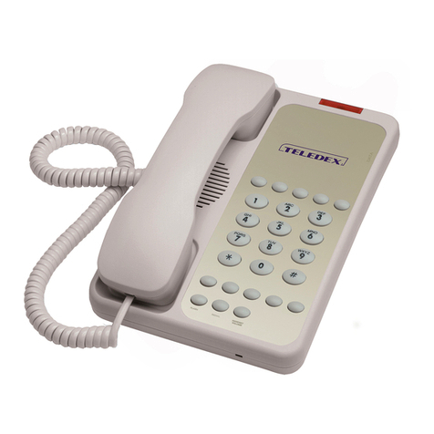 Teledex Opal Series 1000 User manual