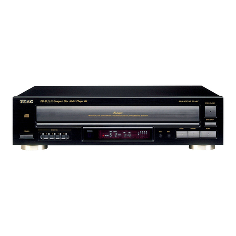 Teac PD-D2610 User manual