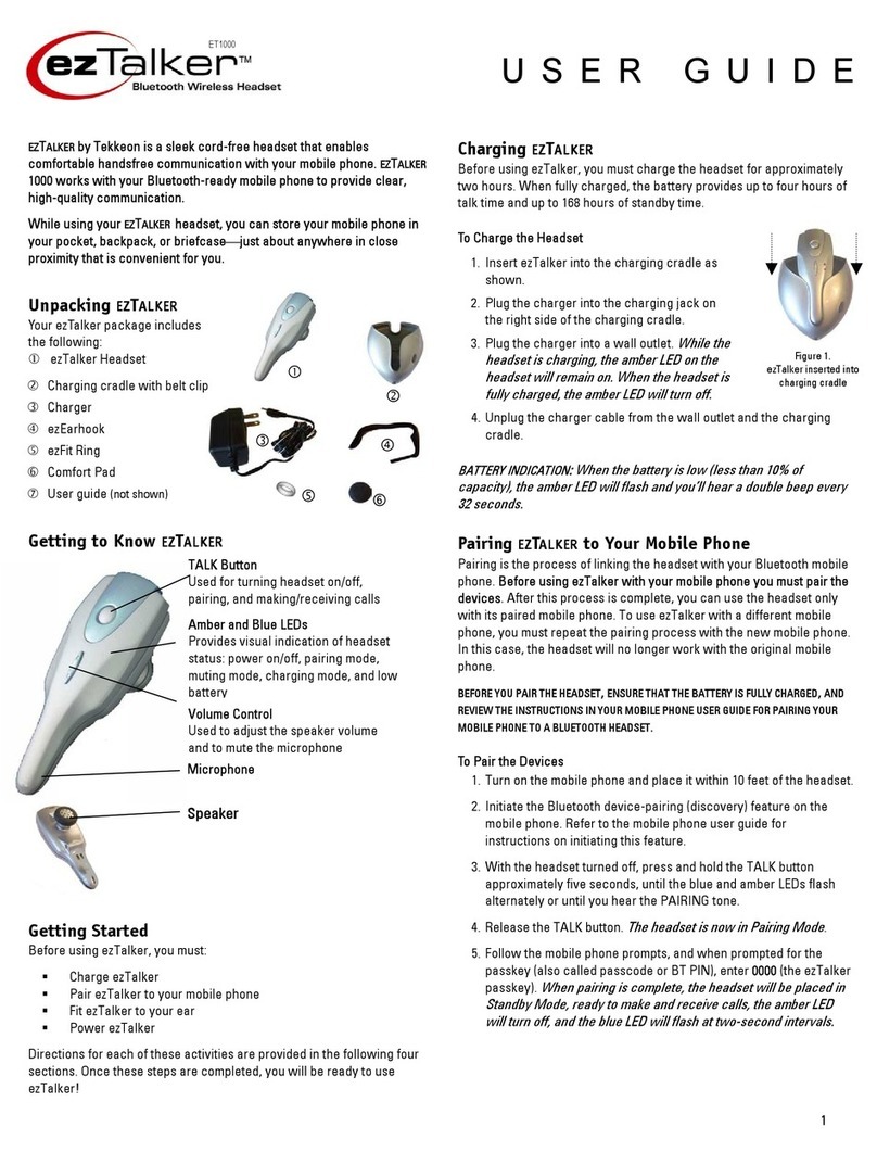 Tekkeon ezTalker ET1000 user guide