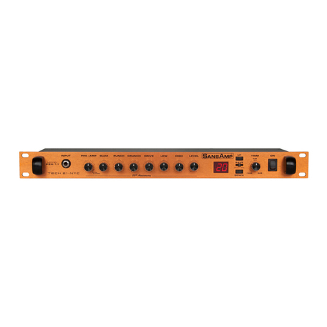 tech21 SansAmp PSA 1.1 User manual