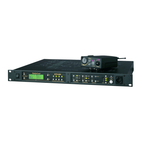 Telex RadioCom BTR-800 User manual