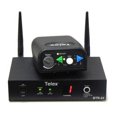 Telex BTR-24 User manual