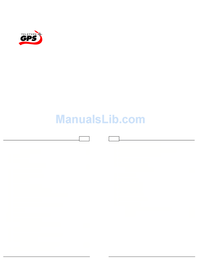 Teletype WorldNav 3300 User manual