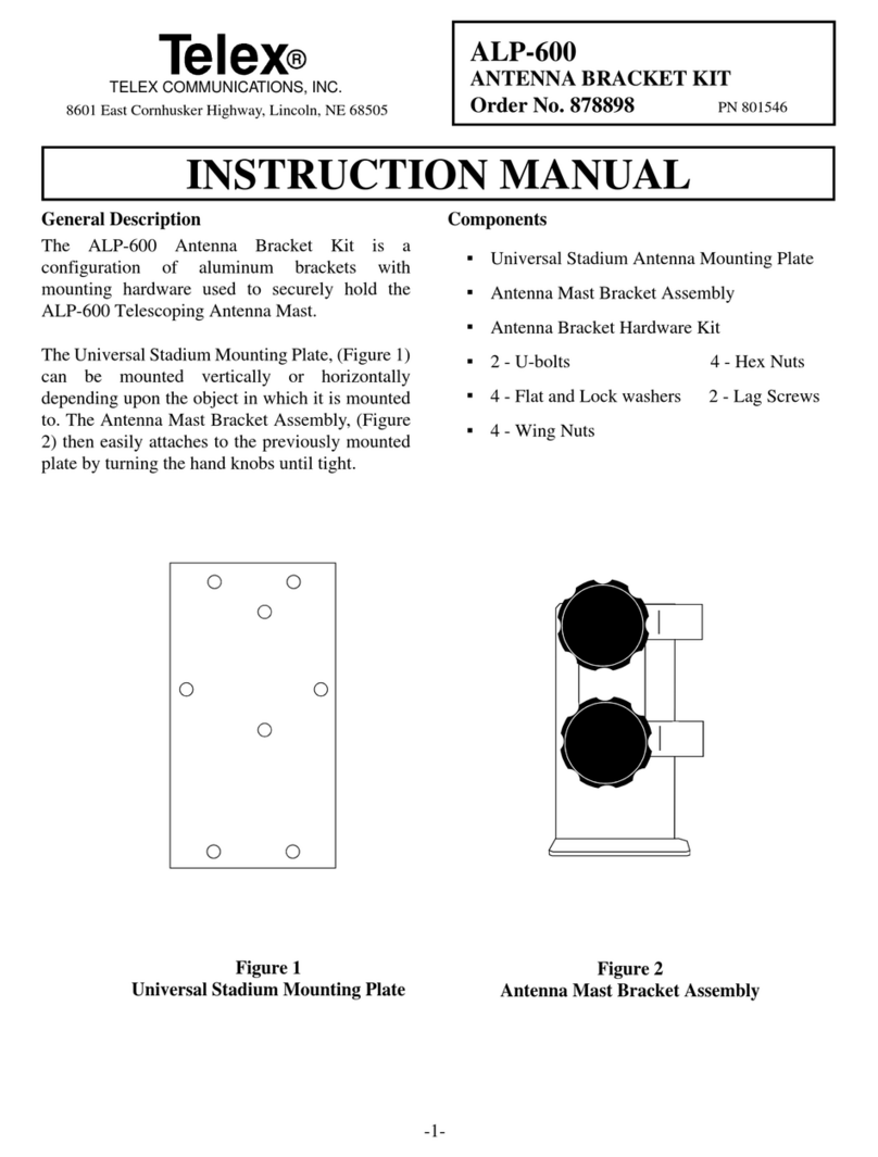 Telex ALP-600 User manual Telex ALP-600 User manual