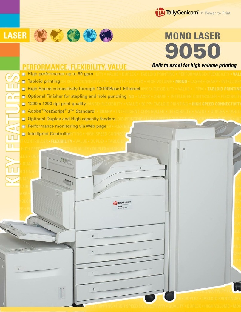TallyGenicom 9050N - User manual TallyGenicom 9050N - User manual