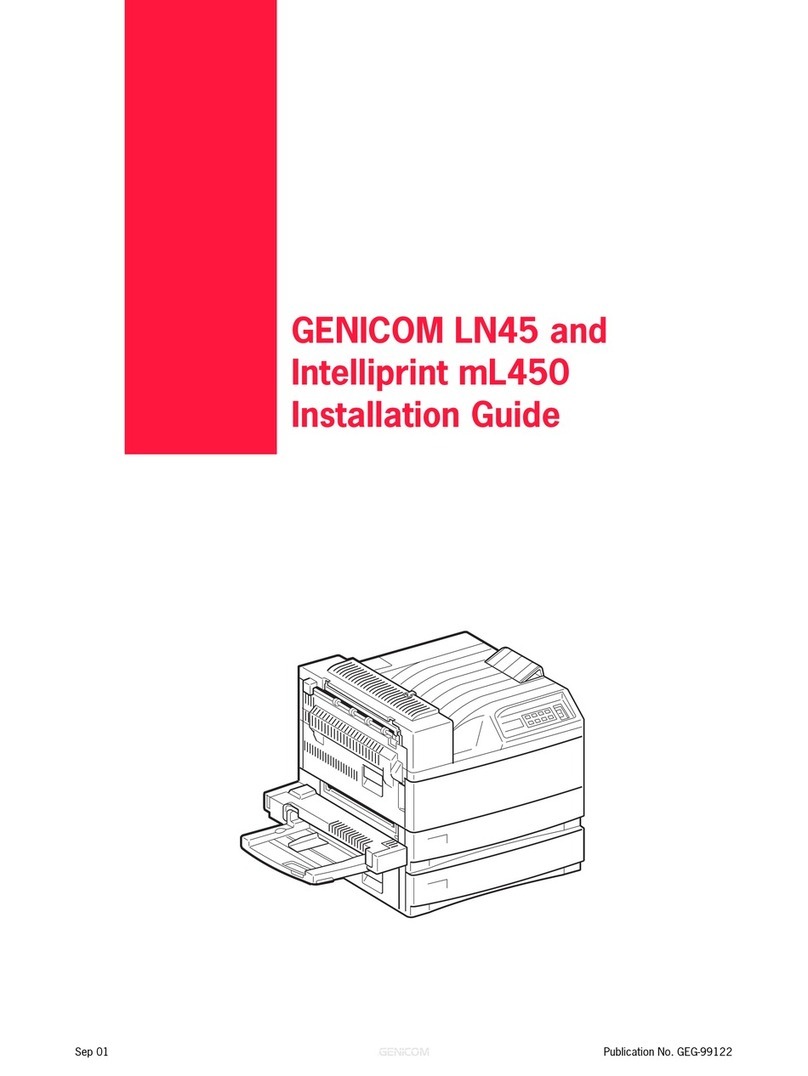 Genicom Intelliprint ML450 User manual