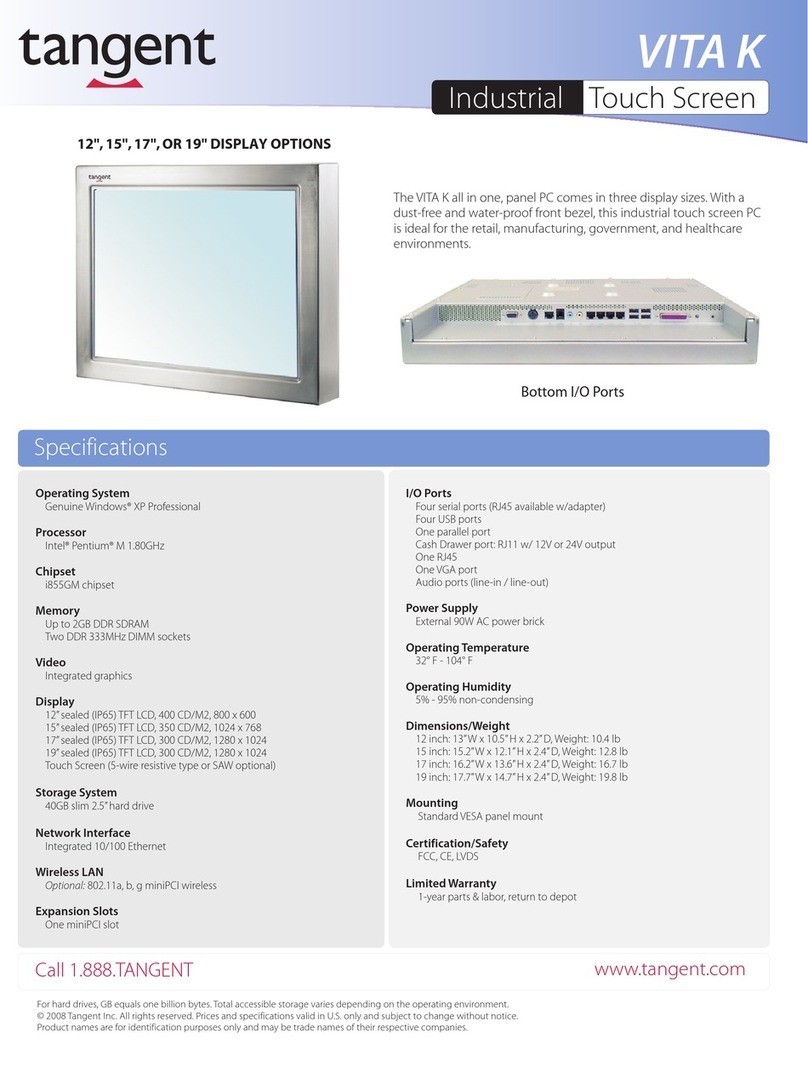Tangent VITA VITA K User manual