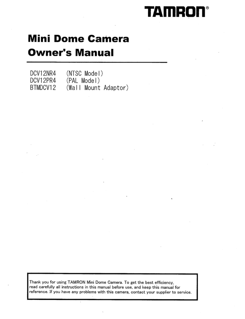 Tamron DCV12 owner's manual