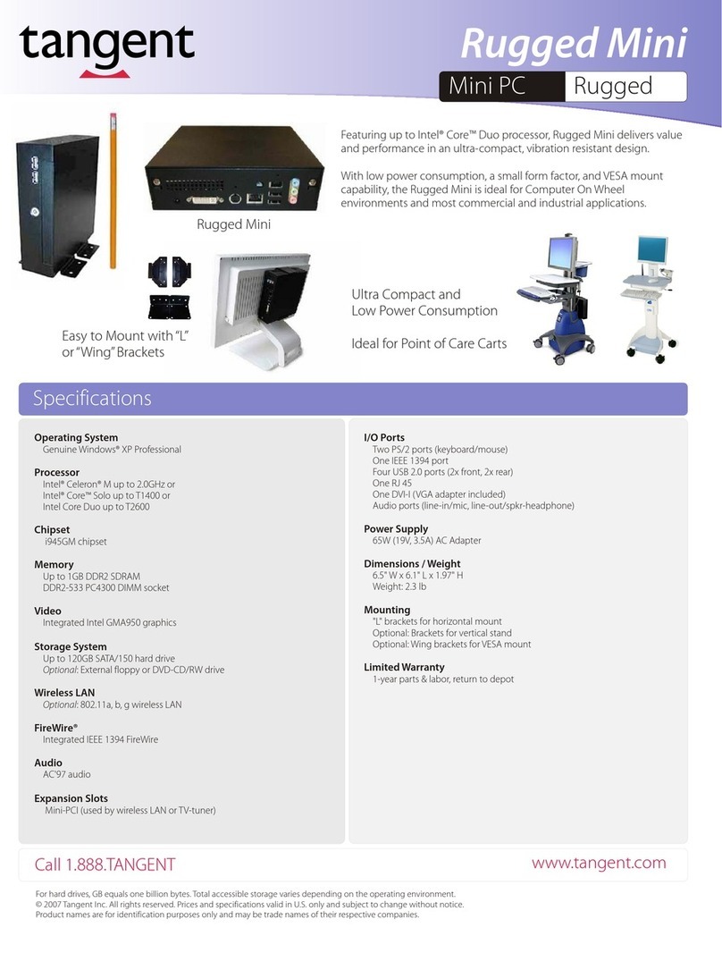 Tangent Rugged Mini datasheet