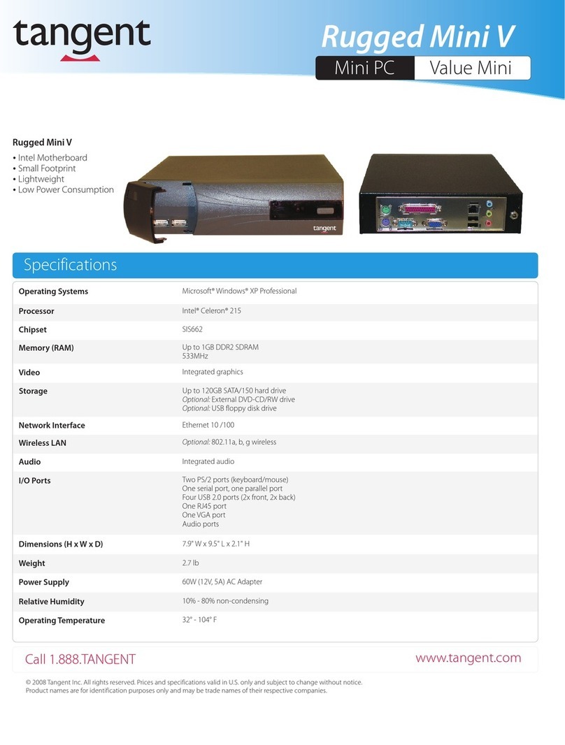 Tangent Rugged Mini V User manual Tangent Rugged Mini V User manual