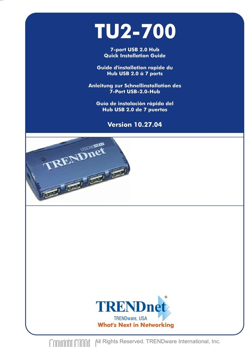 TRENDnet TU2-700 - DATA SHEETS User manual