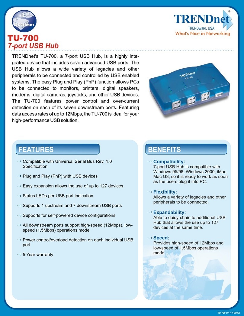 TRENDnet TU-700 Specifications