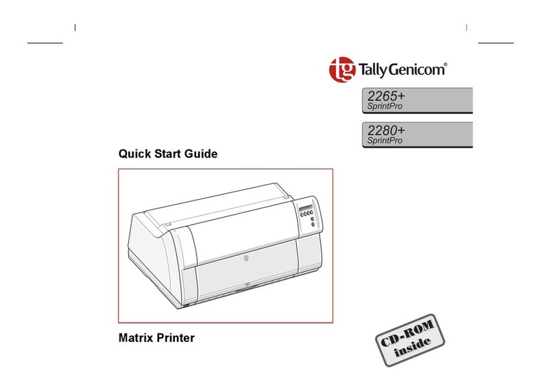 TallyGenicom 2265+ User manual