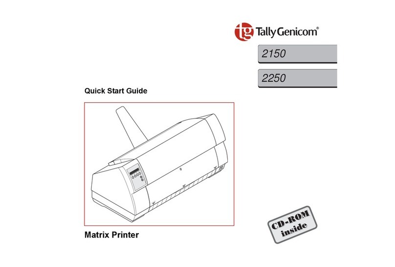 TallyGenicom 2150 User manual