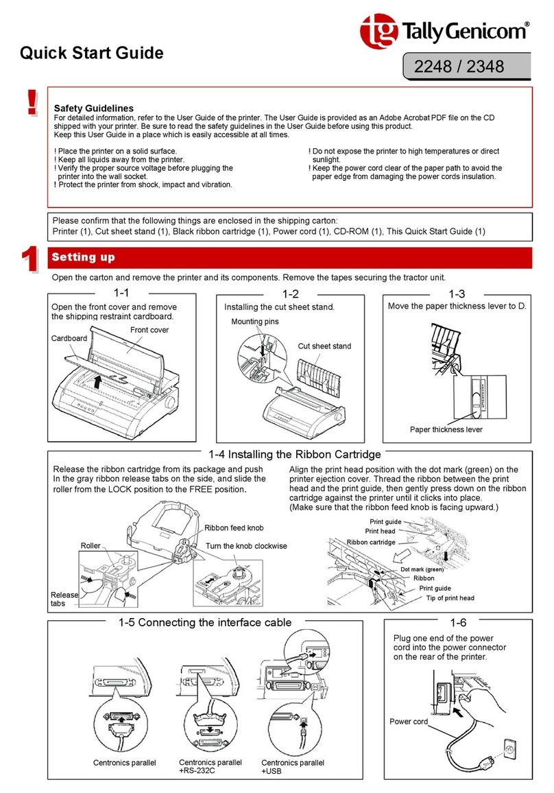 TallyGenicom 2248 User manual